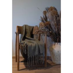 FONDACO HEMSE Plaid, 130cm x 170 cm, Grn