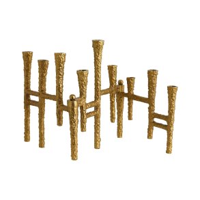 Nordal VAILA 9-armet lysestage, L52 cm. Guld