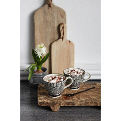 Nordal Caf latte ske i rustfrit stl, lngde 19 cm, Mat Sort