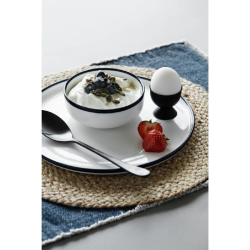 Nordal �ggeb�ger i rustfrit st�l, Mat sort