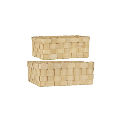 Ib Lauersen Spnkurvest, 2 stk, Natur