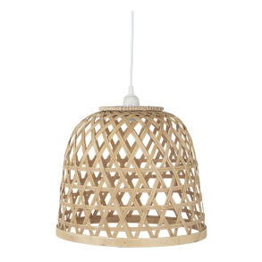 Ib Laursen Hngelampe, 43 cm, Bambus skrm 