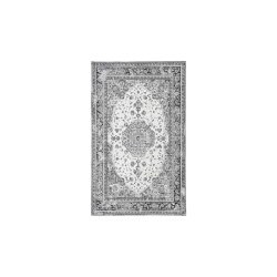 House Nordic Havana gulv tppe B50 cm x L80 cm, Sort/Hvid