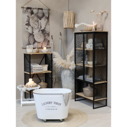 Chic Antique Vence Reol, H 113 cm. Sort