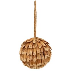 Kugleophng "Loren" Halm, 10 cm, Natur