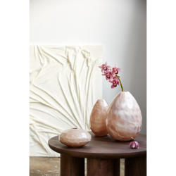 Nordal BARTH Glasvase, Rosa, H32 cm.