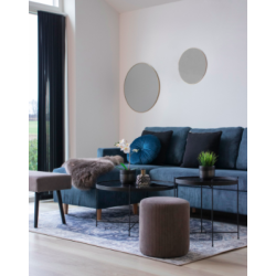 House Nordic JERSEY Spejl,  40 cm, Messingramme