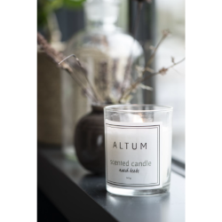 Ib Laursen ALTUM Duftlys, Marsh Herbs H7 cm x 5,3 cm, Hvid