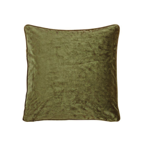 FONDACO VELVET Pudebetrk, 45 cm x 45 cm, Olivengrn