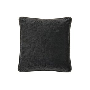 FONDACO VELVET Pudebetrk, 45 cm x 45 cm, Sort