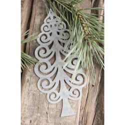 Ib Laursen Juletr, L6,5 cm. Zink