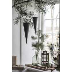 Ib Lauersen Krmmerhus m. antik look, H25,3 cm, Metal