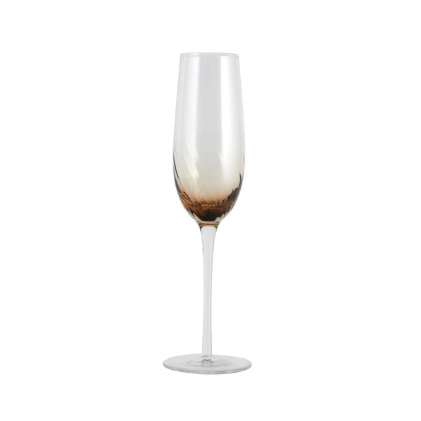 Nordal GARO Champagneglas, H27,5 cm, Brun