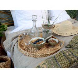 Chic Antique Karaffel m. mnster, H28 cm, Glas