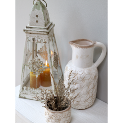 Chic Antique, Colmar Kande, H30 cm, Creme 