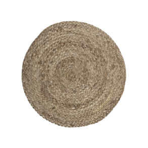 Ib Laursen Dkkeserviet rund, 35 cm, mrk natur jute