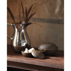 Nordal SANDY Opbevaringskrukke, 15 cm. Grn