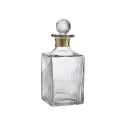  Nordal Karaffel i hndslebet glas,  H19 cm. 