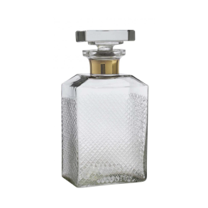  Nordal Karaffel i hndslebet glas,  H23 cm. 