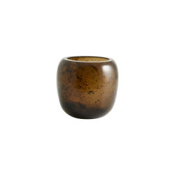 Nordal THEA Fyrfadsstage, Brun, H8 cm.