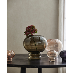 Nordal GOLI CANDLEHOLDER, H12,5 cm, S, LIGHT ROSE