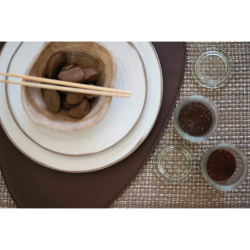 FONDACO LEXIE Dkkeserviet, L42 cm, Brun