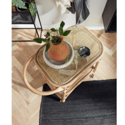 Nordal MARBLE Sbeskl, 10 cm, Sort marmor