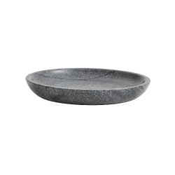 Nordal MARBLE Fad, 17 cm, Sort marmor