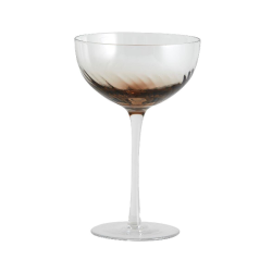 Nordal GARO Cocktailglas, H18 cm, Brun