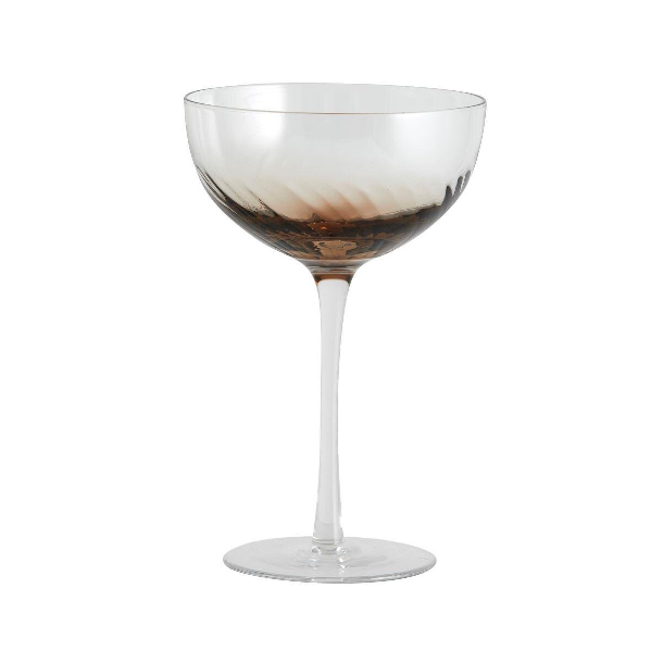 Nordal GARO Cocktailglas, H18 cm, Brun