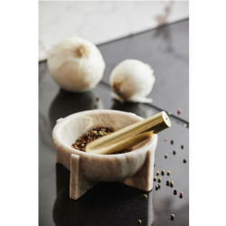 Nordal ROCOTO Morter, Brun Marmor