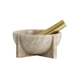 Nordal ROCOTO Morter, Brun Marmor