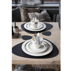 FONDACO LEXIE Dkkeserviet, L42 cm, Sort