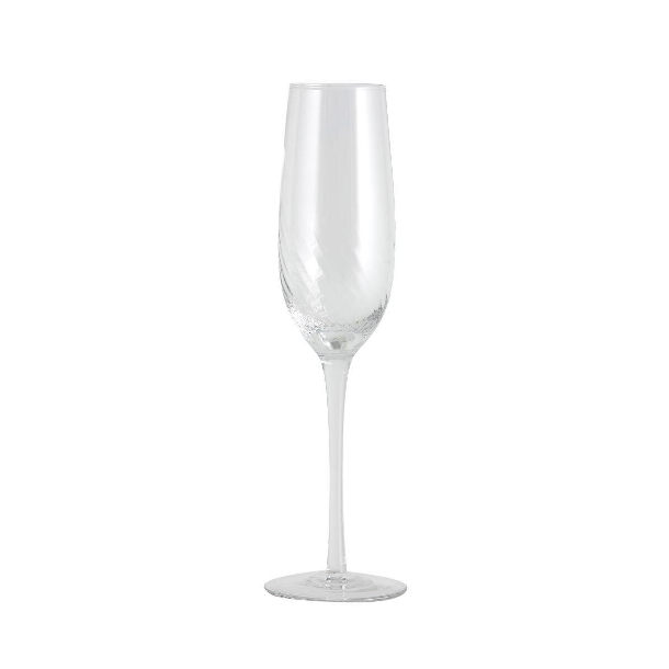 Nordal GARO Champagneglas, H27,5 cm, Klar