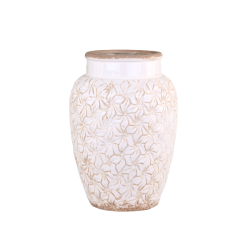 Chic Antique, Colmar Vase, H36,5 cm, Creme