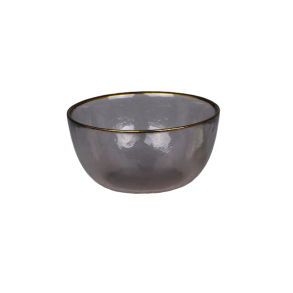 Chic Antique Skl m. guldkant, 14 cm, Sort