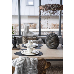 FONDACO LEXIE Dkkeserviet, L42 cm, Sort