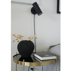 House Nordic PARIS Vglampe, H22 cm, Sort