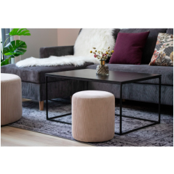 House Nordic Havana gulv tppe B300 cm x L200 cm, Sort/Hvid