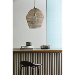 Nordal BASIL Opbevaringsglas med lg i tr, 400 ml. 