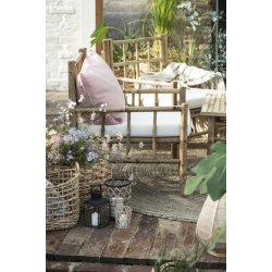 Ib Laursen Lanterne m. afrundet tag, H19 cm, Sort